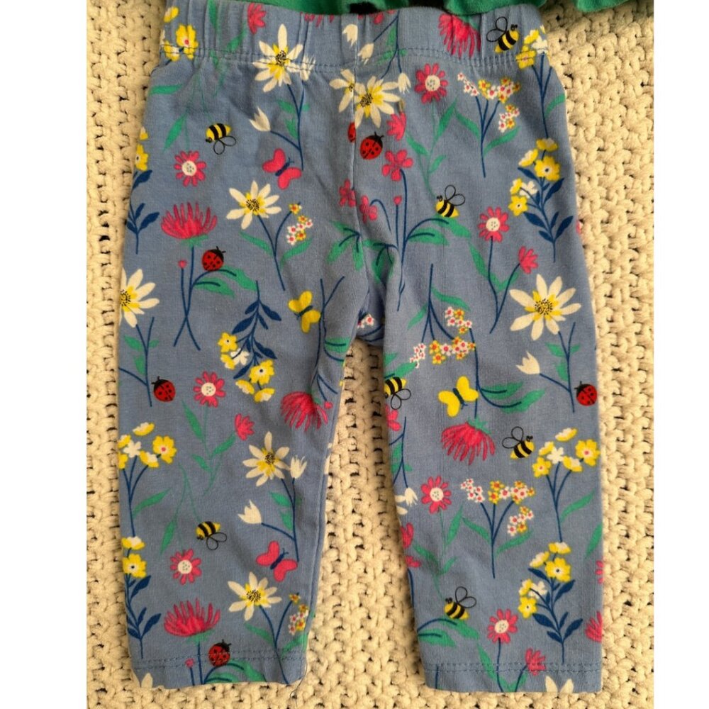 Baby Girls Hello Spring Ruffle Legging Outfit Set Size 3-6 Months - Picture 4 of 4